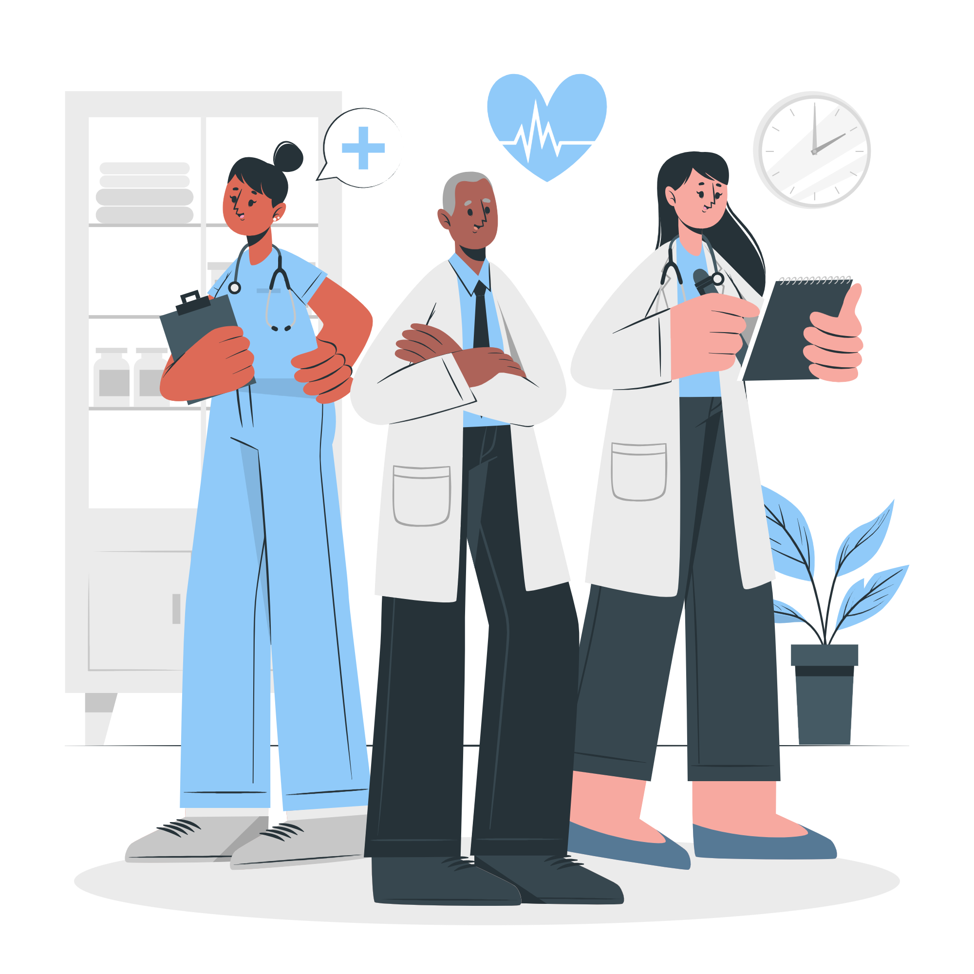 Familia feliz con seguro de salud